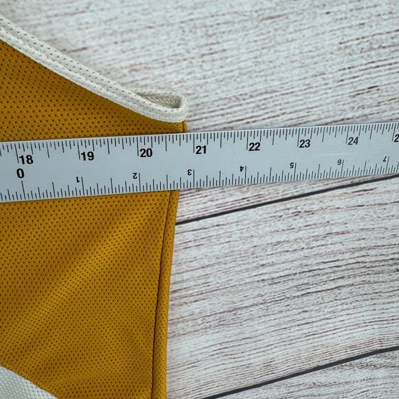 Tracksmith Athletic Shorts and Tank Set in Mustard and White - Picture 5 of 16